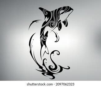 Sketch Tribal Tattoo Killer Whale Vector Stock Vector (Royalty Free ...