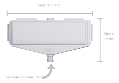 Caixa Passagem Branca Instala O Ar Cond Split Pacote P S