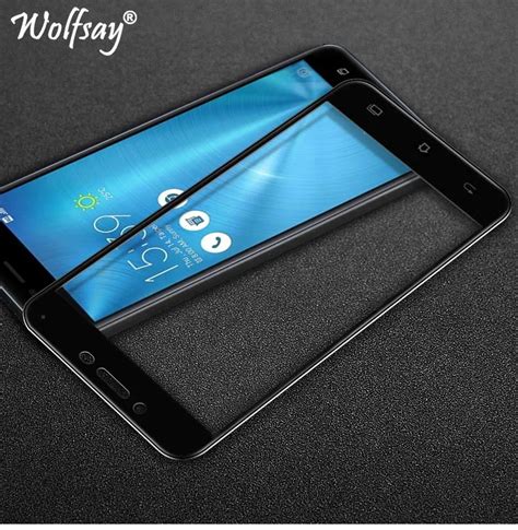 2pcs Screen Protector SFor Glass Asus Zenfone 3 Max ZC553KL Full Cover