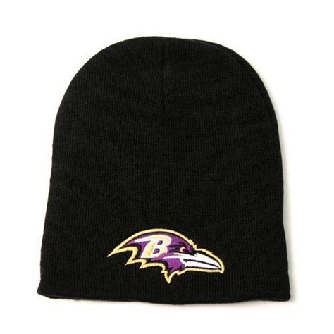 Nfl Baltimore Ravens Classic Knit Beanie Hat Ski Skull Cap Lid Toque By