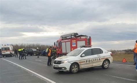 Accident pe DN6 lângă Timișoara