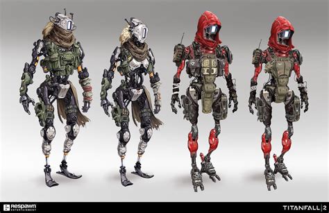 Artstation Titanfall 2 Synthetic Pilots Respawn Entertainment