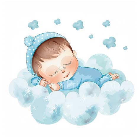 Baby Boy Clipart, Newborn Baby Boy Clipart, 14 High Quality Jpgs ...