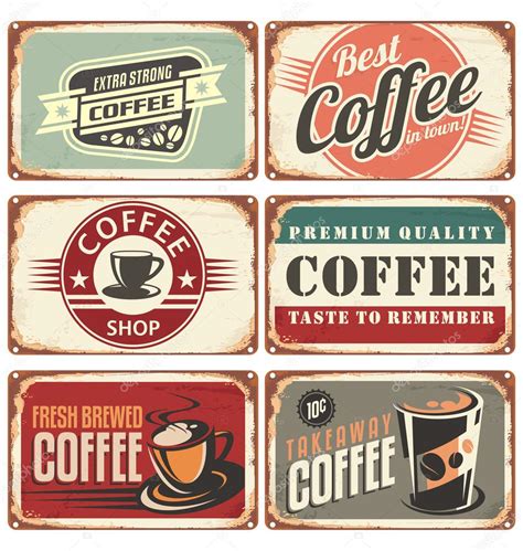 Vintage Coffee Signs