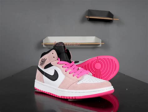 Air Jordan 1 Mid Se Crimson Tint 852542 801 Crimson Tintblack Sail