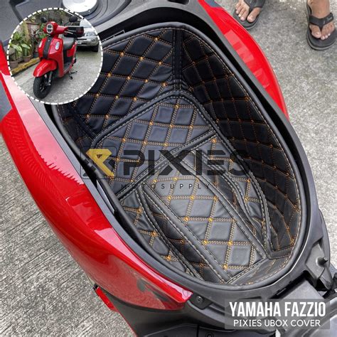 Yamaha Fazzio Pixies Ubox Seat Compartment Cover Shopee Philippines