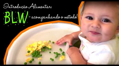 Introdu O Alimentar O M Todo Blw Meses Comendo Sozinha Youtube