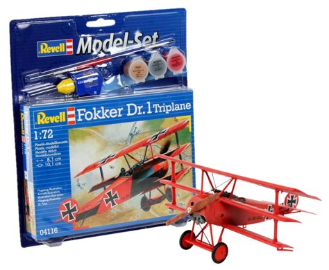 Revell Modell Set Fokker DR 1 Triplane Modellbau Metz Slotcars RC