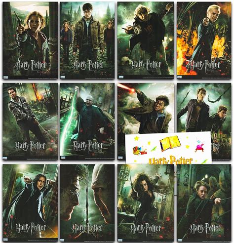 Amazon.com: Harry Potter Poster Book Super Set ~ 12 Harry Potter ...