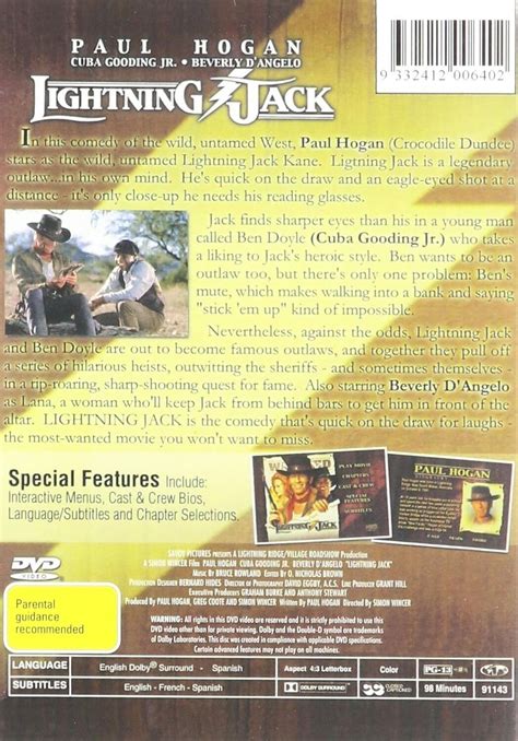 Lightning Jack Dvd 1994 Dvd Pat Hingle Beverly Dangelo Paul