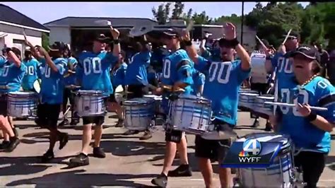 The Carolina Panthers Return To Spartanburg For Training Camp Youtube