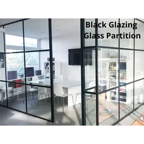 Transparent Black Glazing Glass Partition At Best Price In Khed Suyog