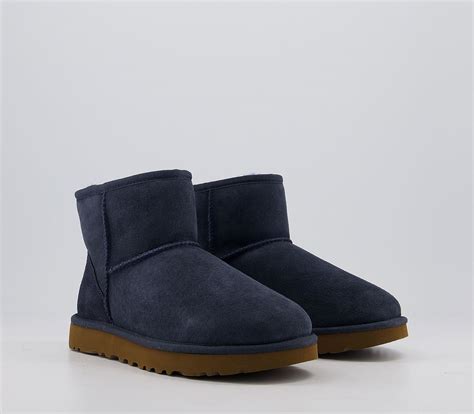 Ugg Classic Mini Ii Boots Navy Ankle Boots