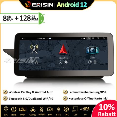 Erisin Es E L Zoll Android Autoradio Gps Navigation Carplay