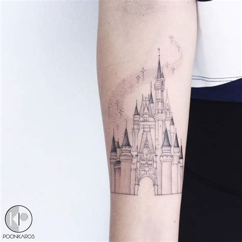 Share More Than 56 Disney Castle Tattoo Drawing Latest In Cdgdbentre