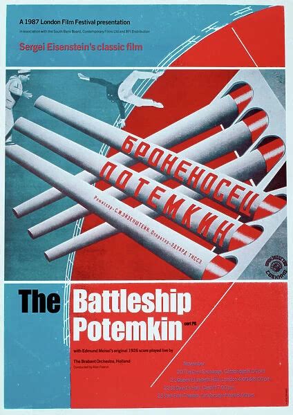 Poster For Sergei M Eisensteins Battleship Potemkin 1925