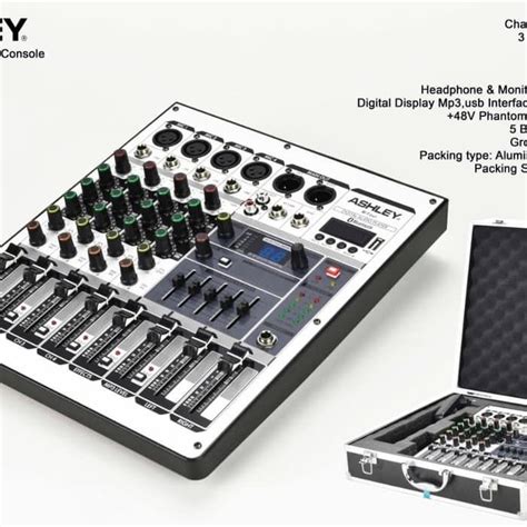 Mixer Ashley Channel M Four Baru Plus Harcase Aluminium Lazada