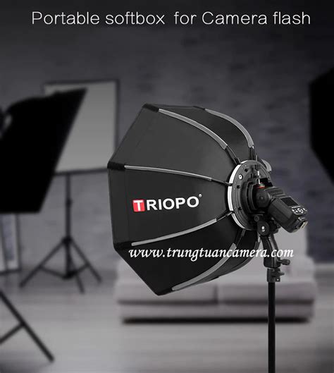 Softbox B T Gi C Thao T C Nhanh Triopo Ks Size Cm Cho N Flash