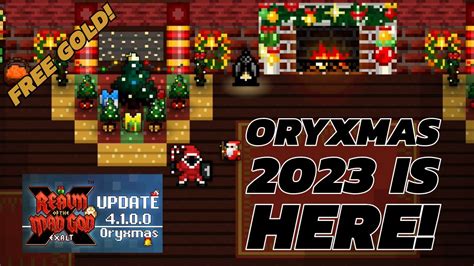 Rotmg Oryxmas 2023 Update Details Romtg Christmas Event 2023 Youtube