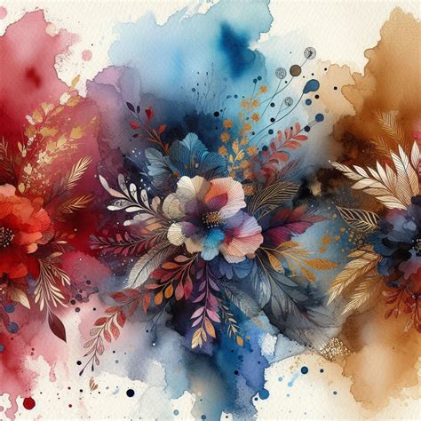 Background Flower Watercolor Art Free Stock Photo - Public Domain Pictures