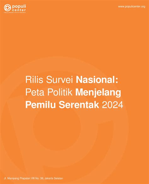 Rilis Survei Nasional Peta Politik Menjelang Pemilu Serentak