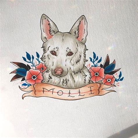 Tattoo Design Of My Borzoi Dog Named Stevie Licks Id Like Something