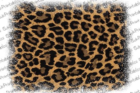 Distressed Leopard Background Png Background Splash Cheetah Etsy