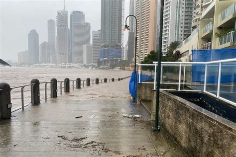 South East Queensland Battered By Severe Weather Floods As System