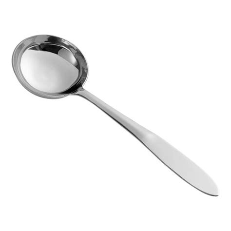 Choice 1 Oz One Piece Stainless Steel Solid Serving Ladle Portion Spoon