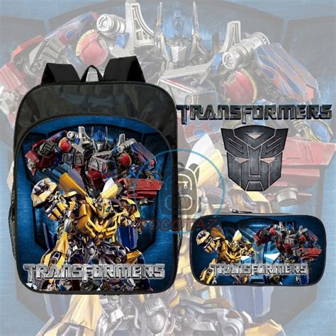 Tocotaz Childrens School Bag Backpack Transformers Optimus Prime