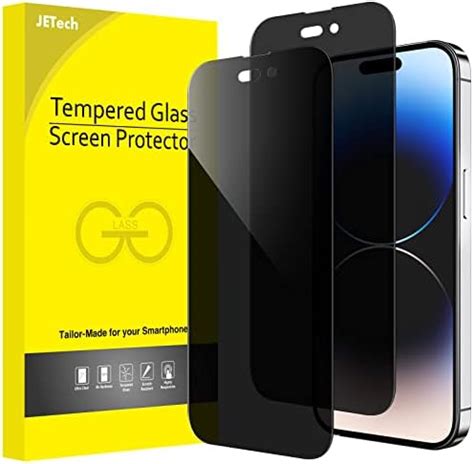 Jetech Volledige Afdekking Anti Spionage Screenprotector Voor Iphone