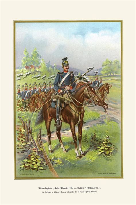 West Prussian Uhlans Emperor Alexander Of Russia 1st Regiment