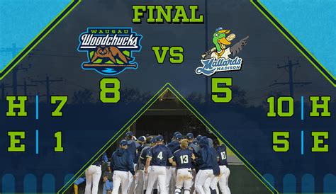 Woodchucks Pluck Win From Ducks - Wausau Woodchucks