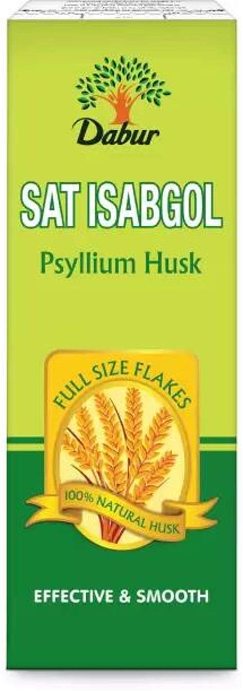 Dabur Sat Isabgolpsyllium Husk Effective Relief From Constipation