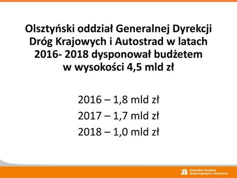 Inwestycje Na Drogach Krajowych Warmii I Mazur W Latach Ppt Pobierz