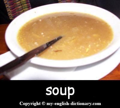soup learn english  pictures  audio