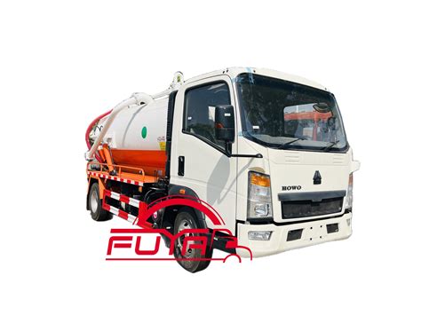 Sinotruk Howo Rhd M Litres L Vacuum Sewage Tanker Truck With