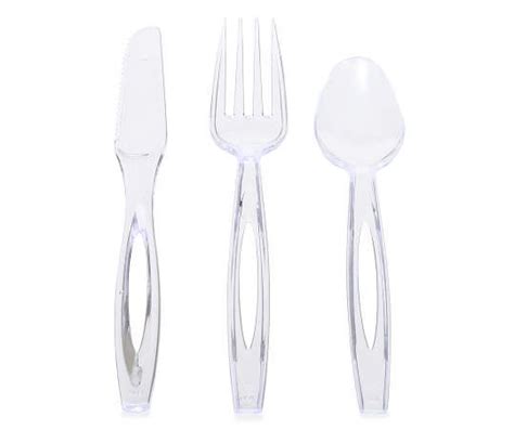 Glad Premium Assorted Clear Plastic Cutlery Count Big Lots