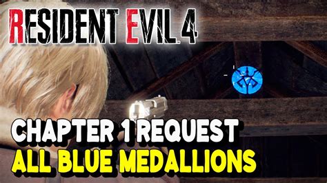 Resident Evil Remake Chapter Blue Medallion Locations Destroy All