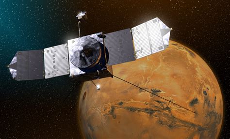 Artist Concept Of MAVEN At Mars The Planetary Society