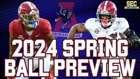 2024 Alabama Football Spring Practice Preview A New Era Begins Youtube