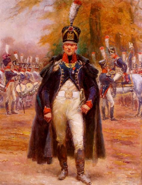 French Infantry Captain Military Art Military History Military