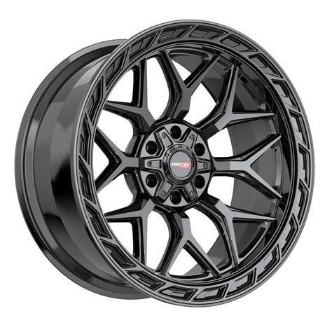 Vortek Vrp Gloss Black Powerhouse Wheels Tires