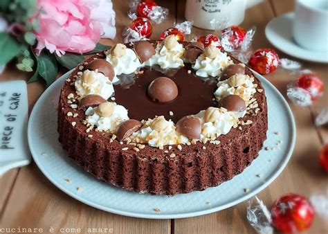 TORTA CROSTATA LINDT dolce ripieno cremoso e goloso Cucinare è come amare