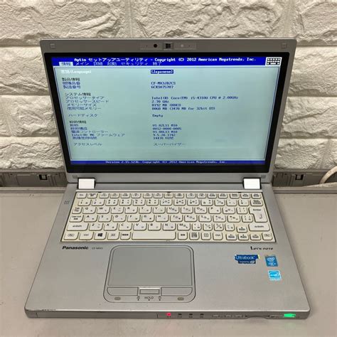 Yahooオークション W147 Panasonic Lets Note Cf Mx3 Core I5 4310u