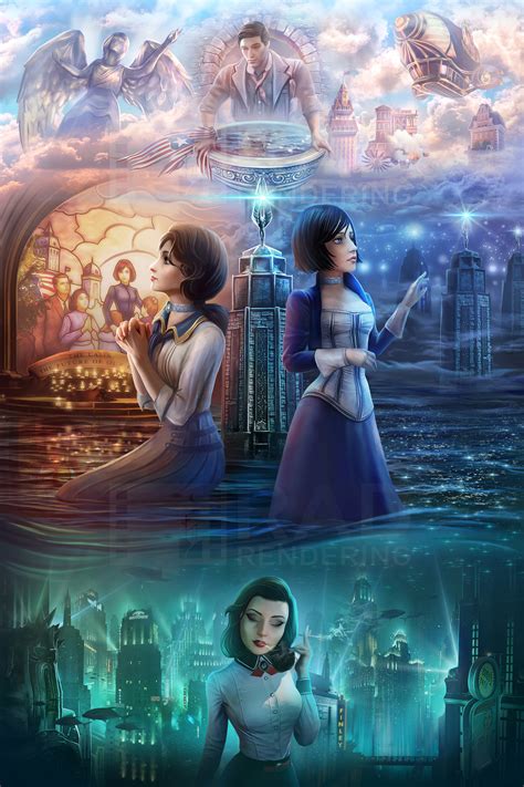 Bioshock Infinite Poster By Thinkpharther On Deviantart Atelier Yuwa