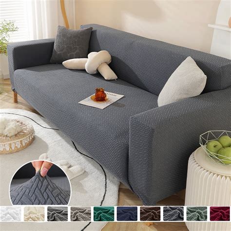 Vỏ Bọc Ghế Sofa 1 2 3 4 Chỗ Ngồi Co Giãn Hình Chữ L Thông Dụng