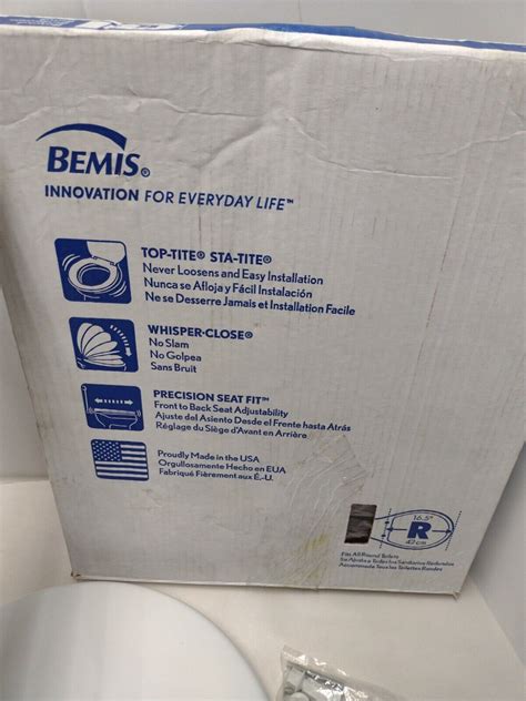 Bemis Jamestown Adjustable Slow Close Round Closed Front Toilet Seat In