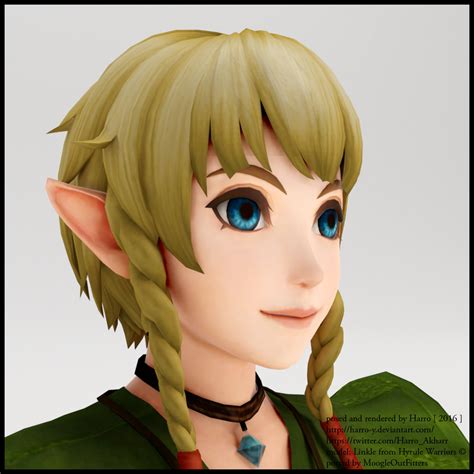 3d Portrait Render Linkle Hyrule Warriors1 By Harro Y On Deviantart