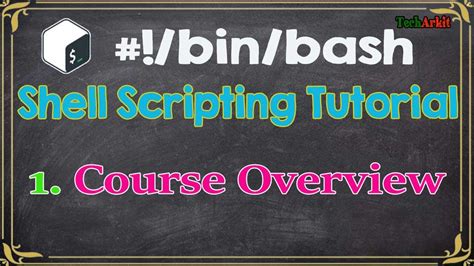 Shell Scripting Tutorial Course Content Youtube